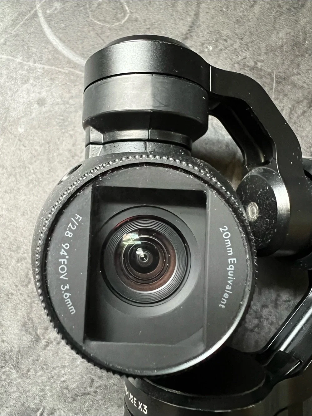 DJI Osmo Zenmuse X3 handheld gimbal with phone mount and accessories